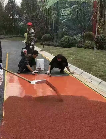潼南彩色路面改色是提升路面美观性